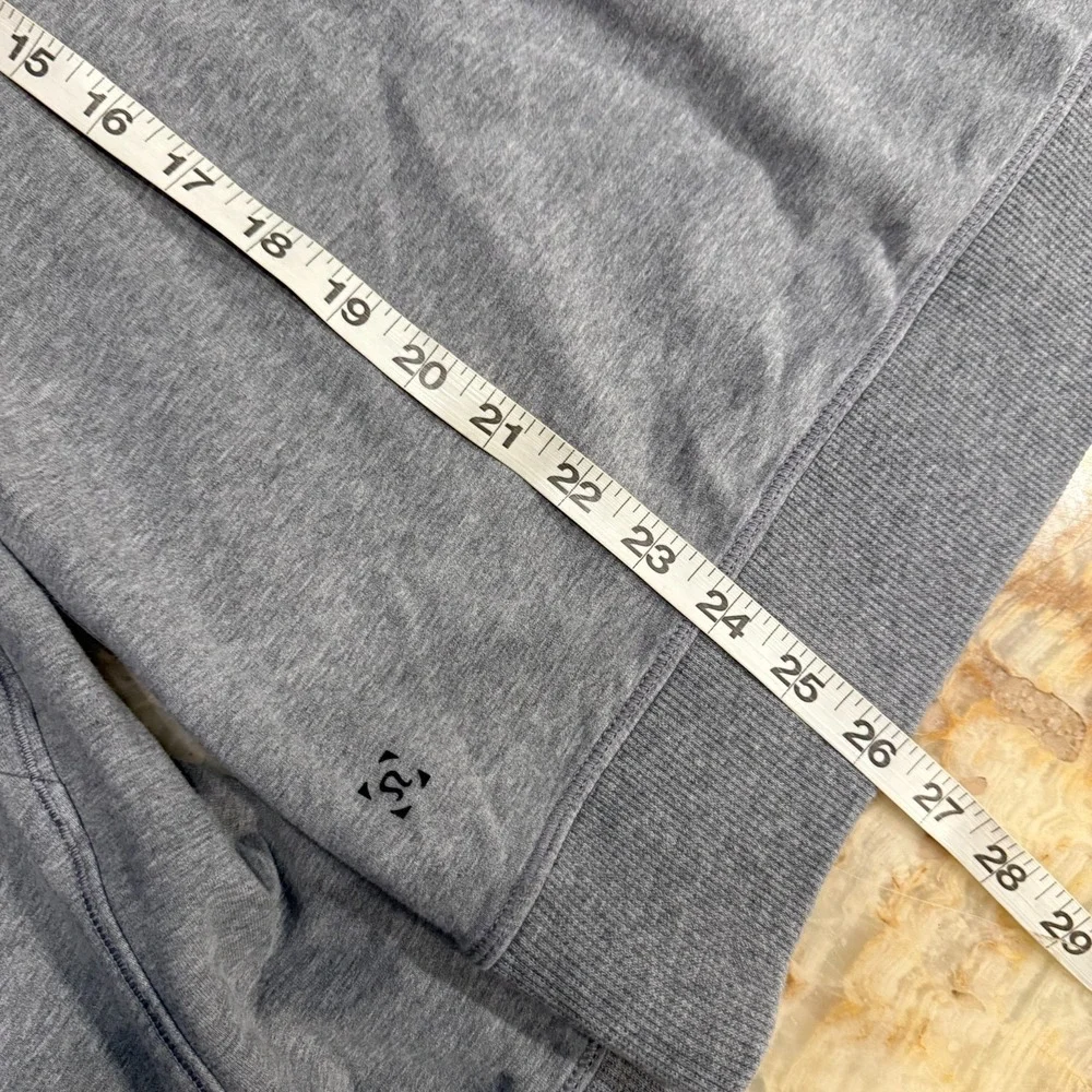 Lululemon Mens‎ Pullover Sweatshirt Heathered Gray Long Sleeve Crew Neck M